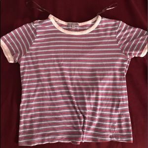 Charlotte Russe Stripped Crop Top